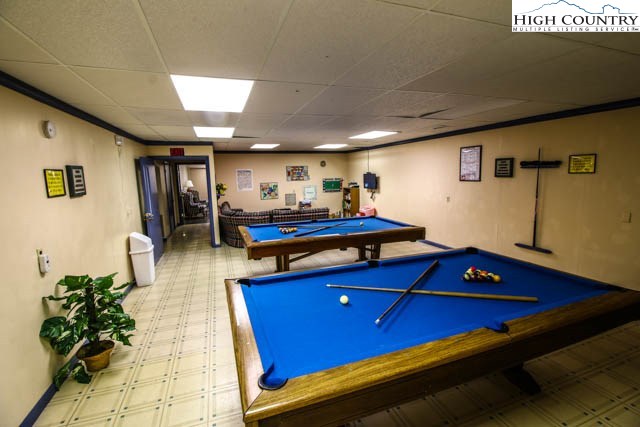 375 Deer Run Road Deep Gap, NC 28618 - Photo 43 of 44 a room with furniture pool table and potted plants