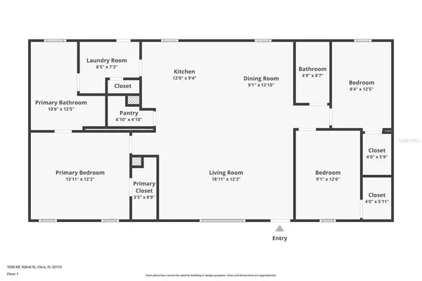 $209,999 | 1550 Northeast 162nd Street, Citra, FL 32113