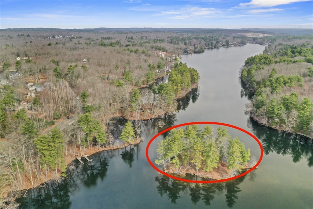 96 Pierpont Road Dudley, MA 01571 - Photo 4 of 42 an aerial view of a house with a lake view