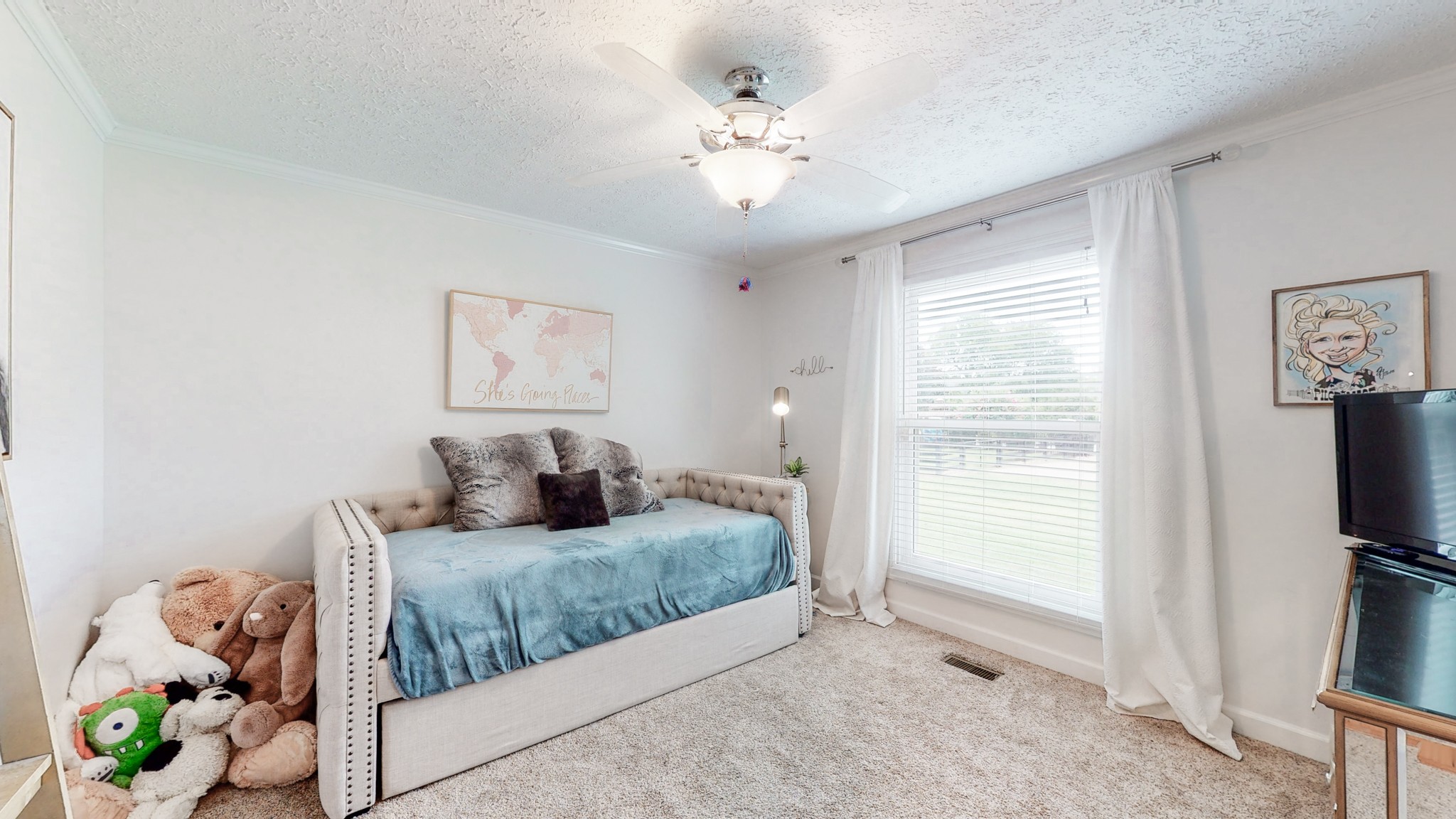 207 Bethlehem Road Lebanon, TN 37087 - Photo 18 of 35 a bedroom with a bed furniture and a flat screen tv