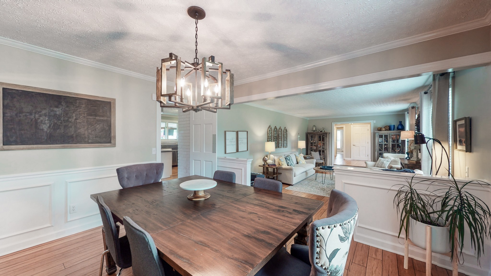 207 Bethlehem Road Lebanon, TN 37087 - Photo 6 of 35 a view of a dining room with furniture wooden floor and chandelier