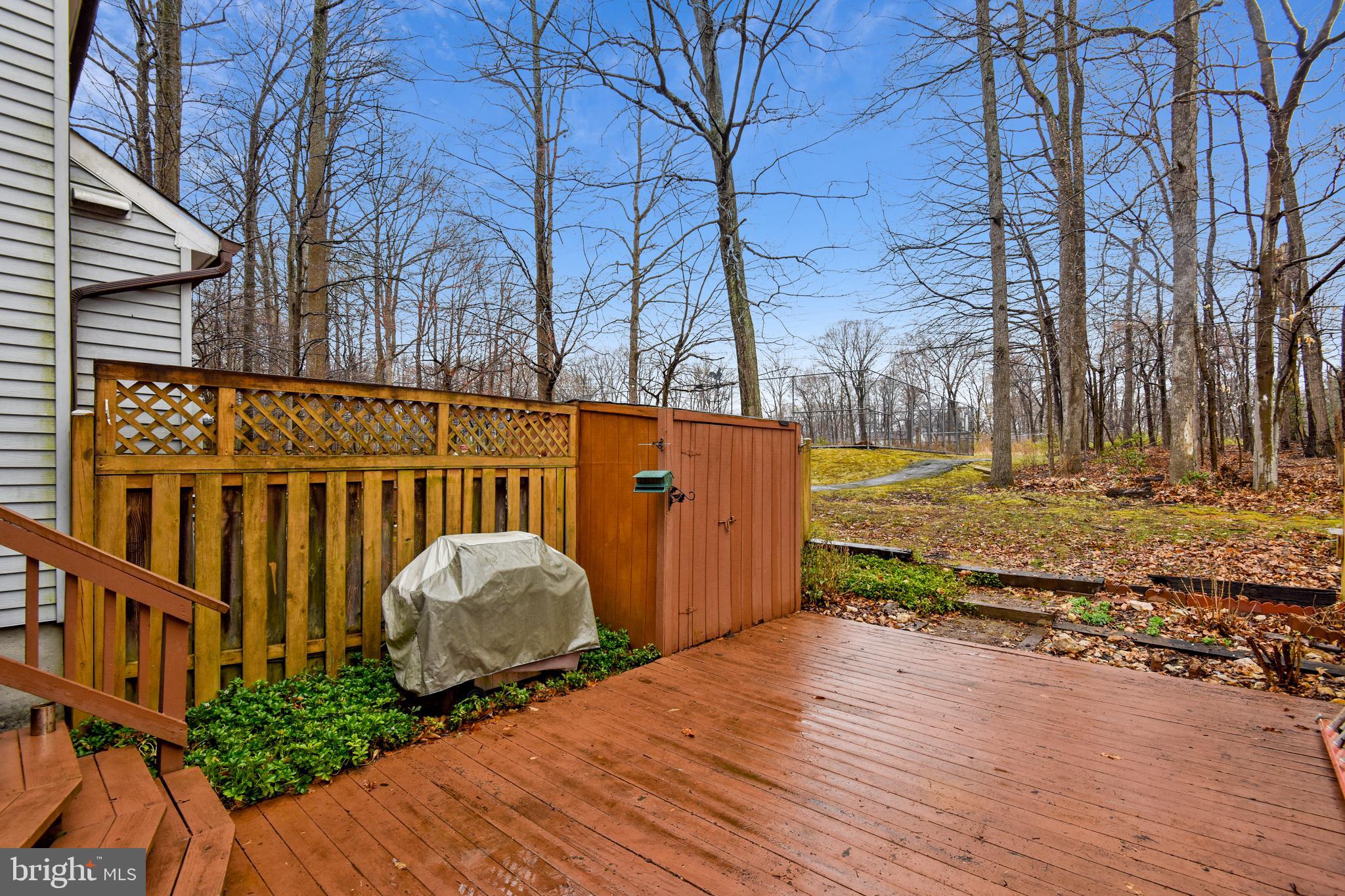 6282 Rathlin Drive Springfield, VA 22152 - Photo 14 of 37 View 2 - Deck overlooking trees