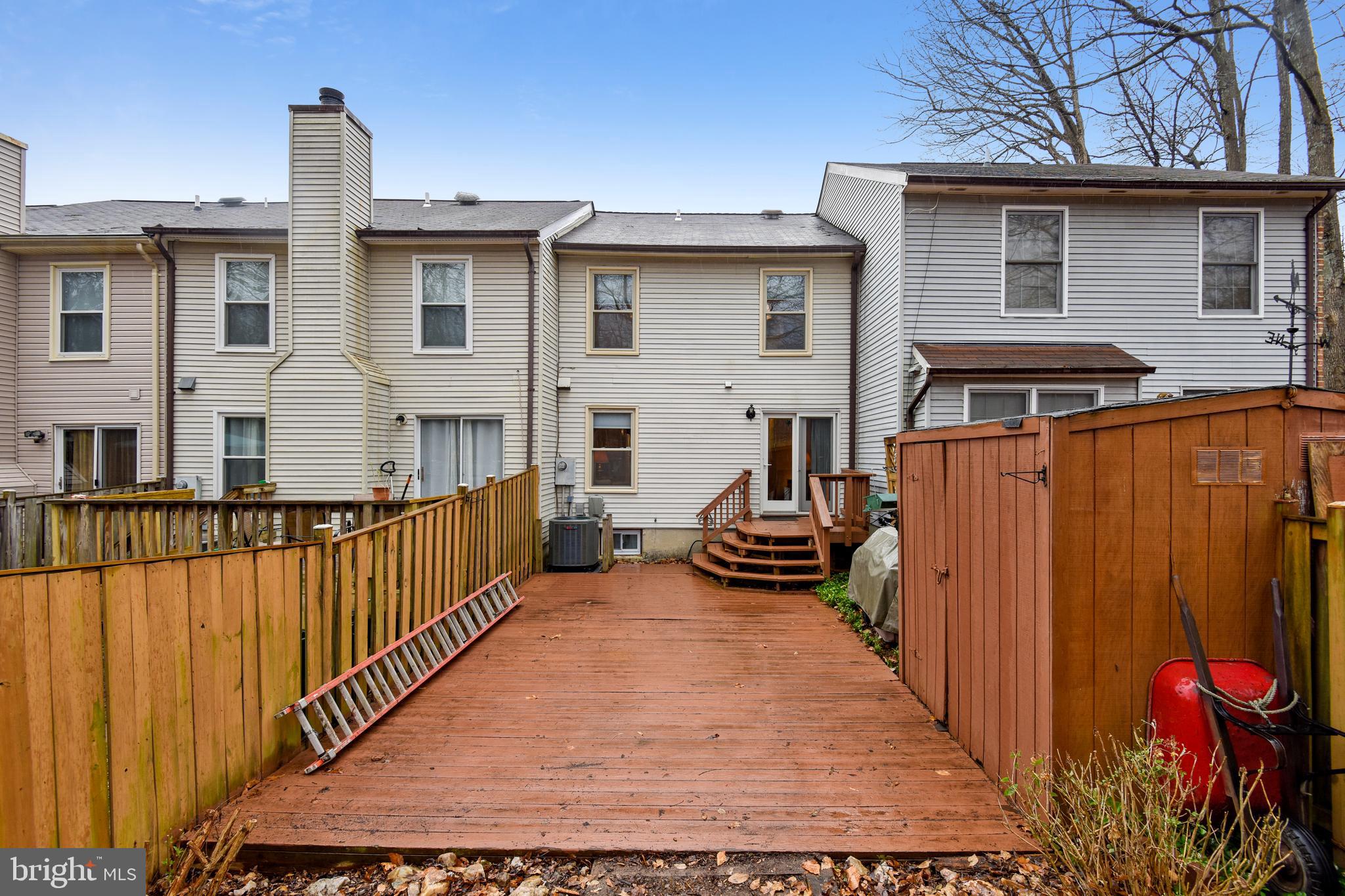 6282 Rathlin Drive Springfield, VA 22152 - Photo 16 of 37 Full view of Deck and Exterior Bac,