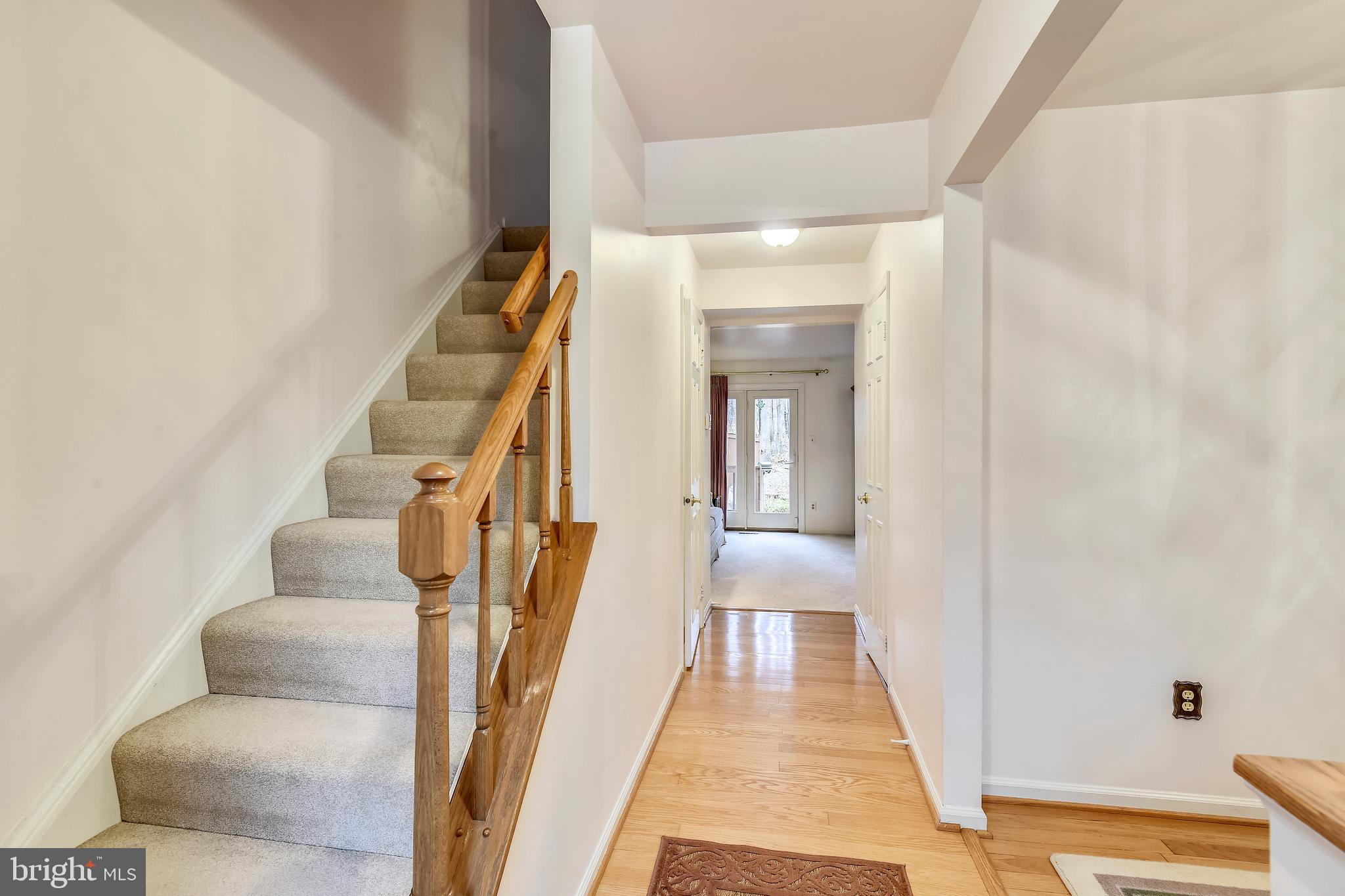 6282 Rathlin Drive Springfield, VA 22152 - Photo 3 of 37 View from Entrance showing Stairs and Hallway