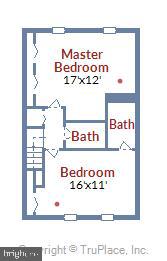 6282 Rathlin Drive Springfield, VA 22152 - Photo 36 of 37 Upper Level Floor Plan
