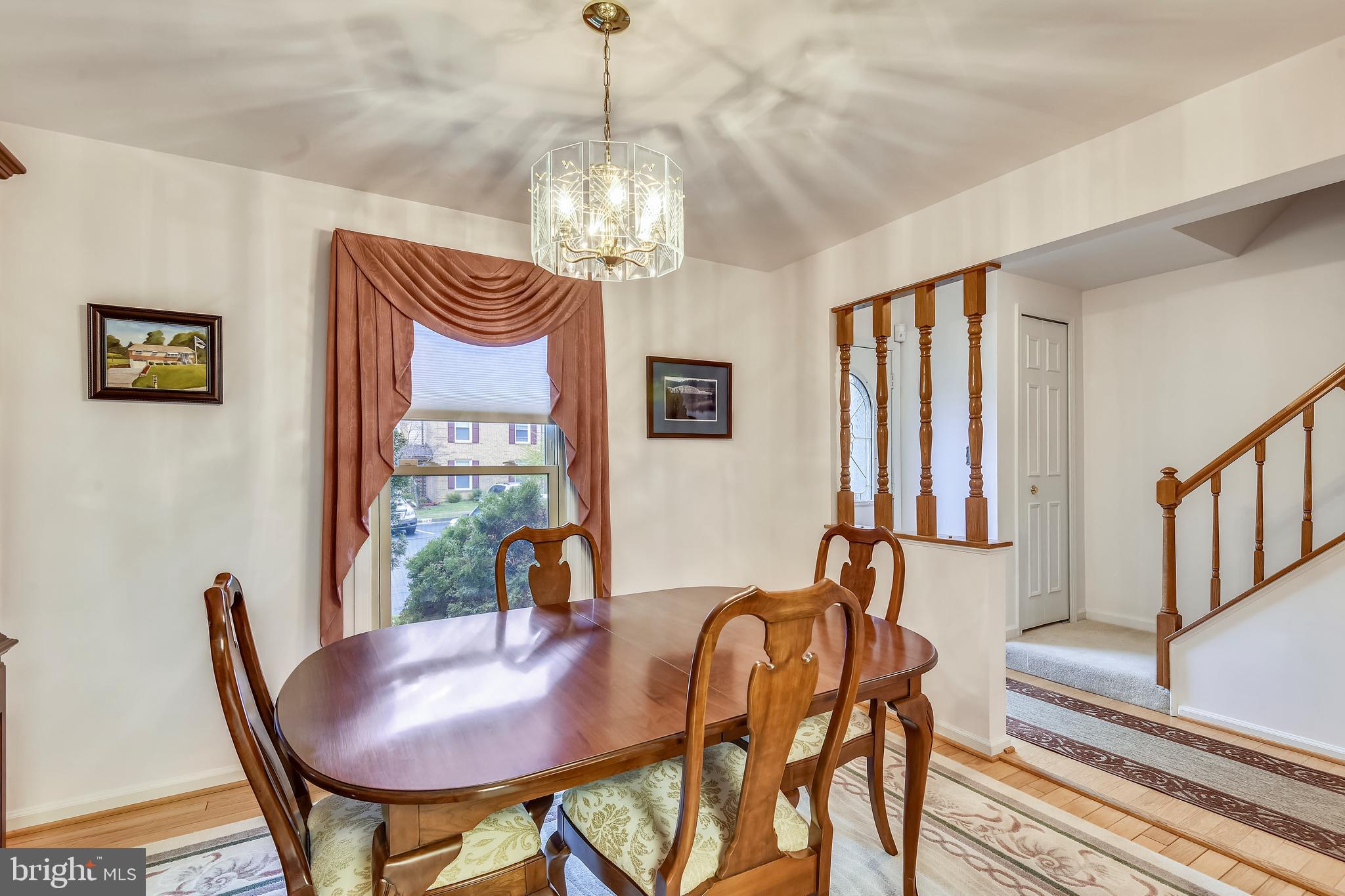 6282 Rathlin Drive Springfield, VA 22152 - Photo 8 of 37 Dining Room showing Stairs to Upper Level