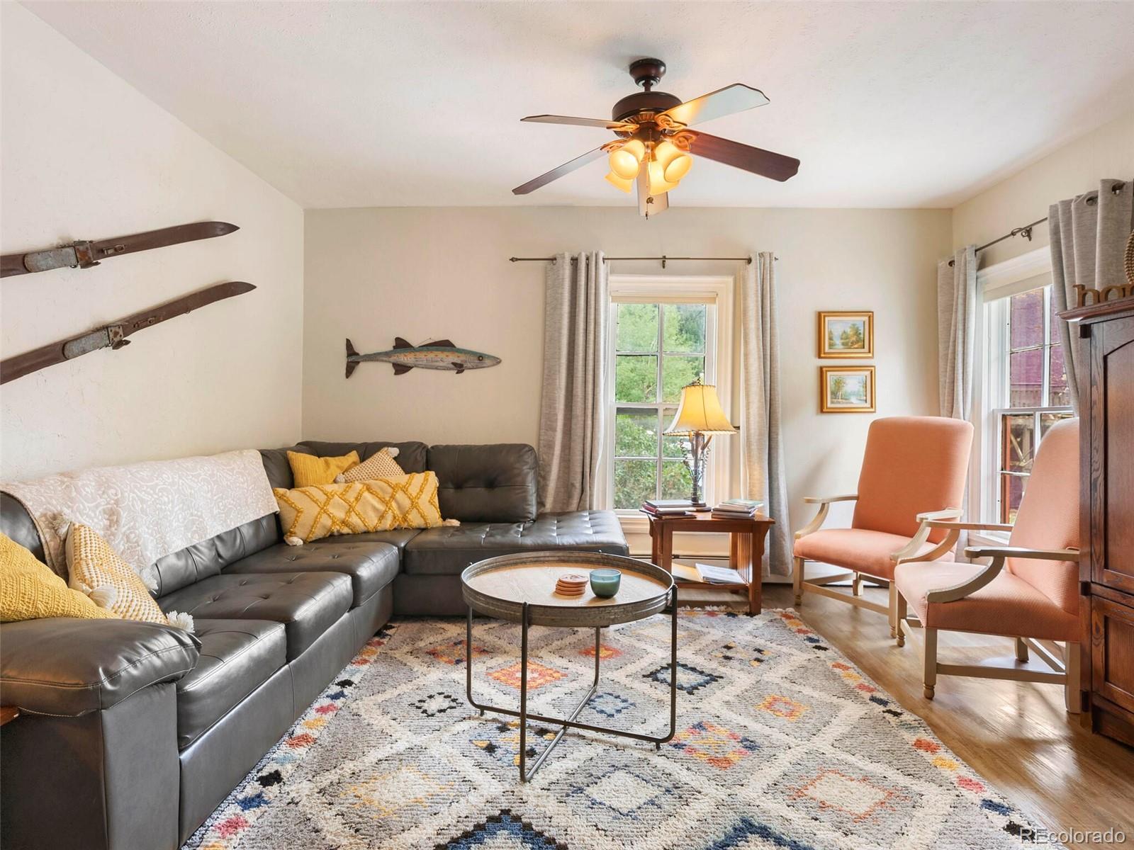 614 Rose Street Georgetown, CO 80444 - Photo 12 of 40 a living room with furniture and a large window