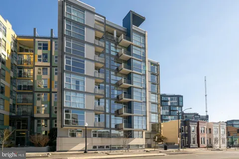 a front view of a building