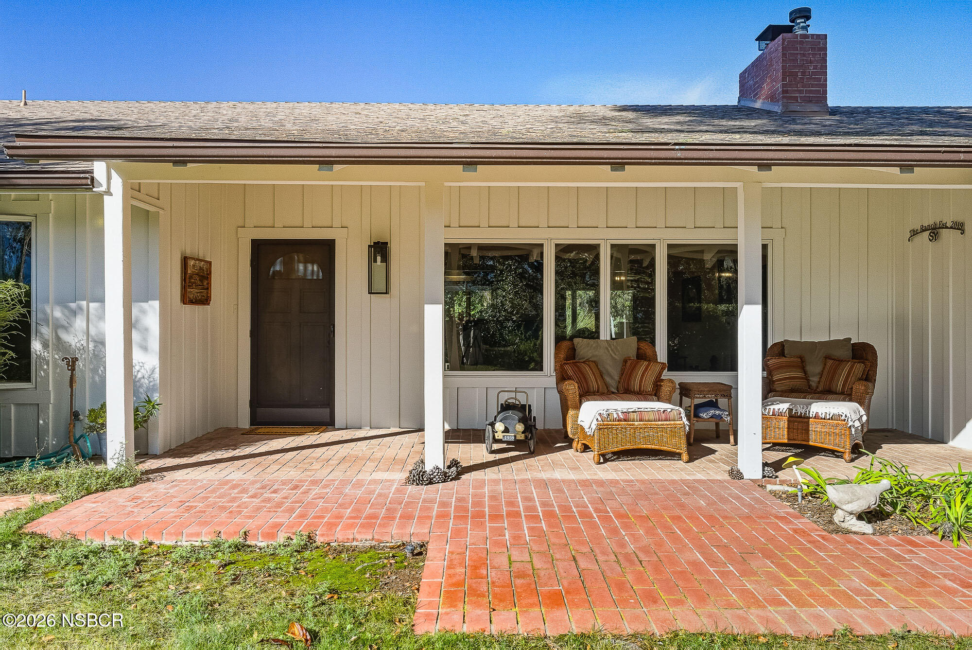 724 North Refugio Road Santa Ynez, CA 93460 - Photo 13 of 47 a view of a house with sitting area and porch