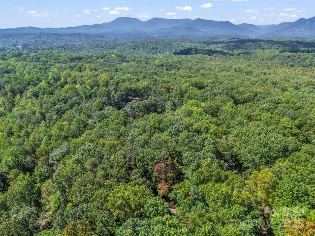a view of an outdoor space with mountain view