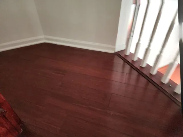 a view of wooden floor