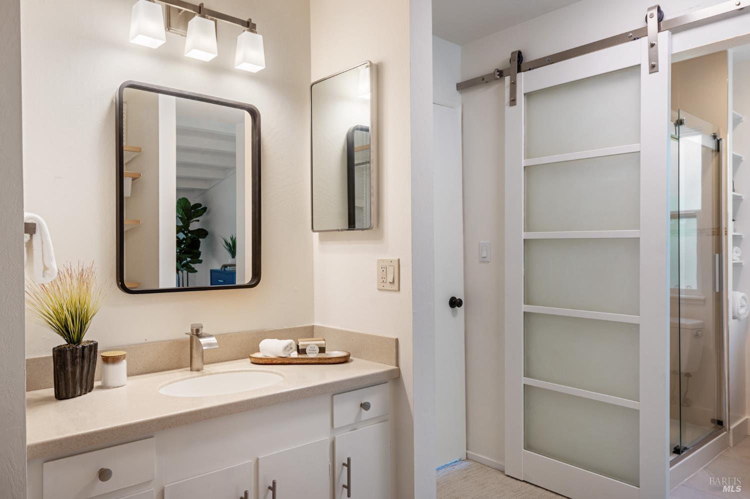 29 Porto Bello Drive San Rafael, CA 94901 - Photo 31 of 41 Primary bathroom has a vanity and closet area and separate potty and shower side.