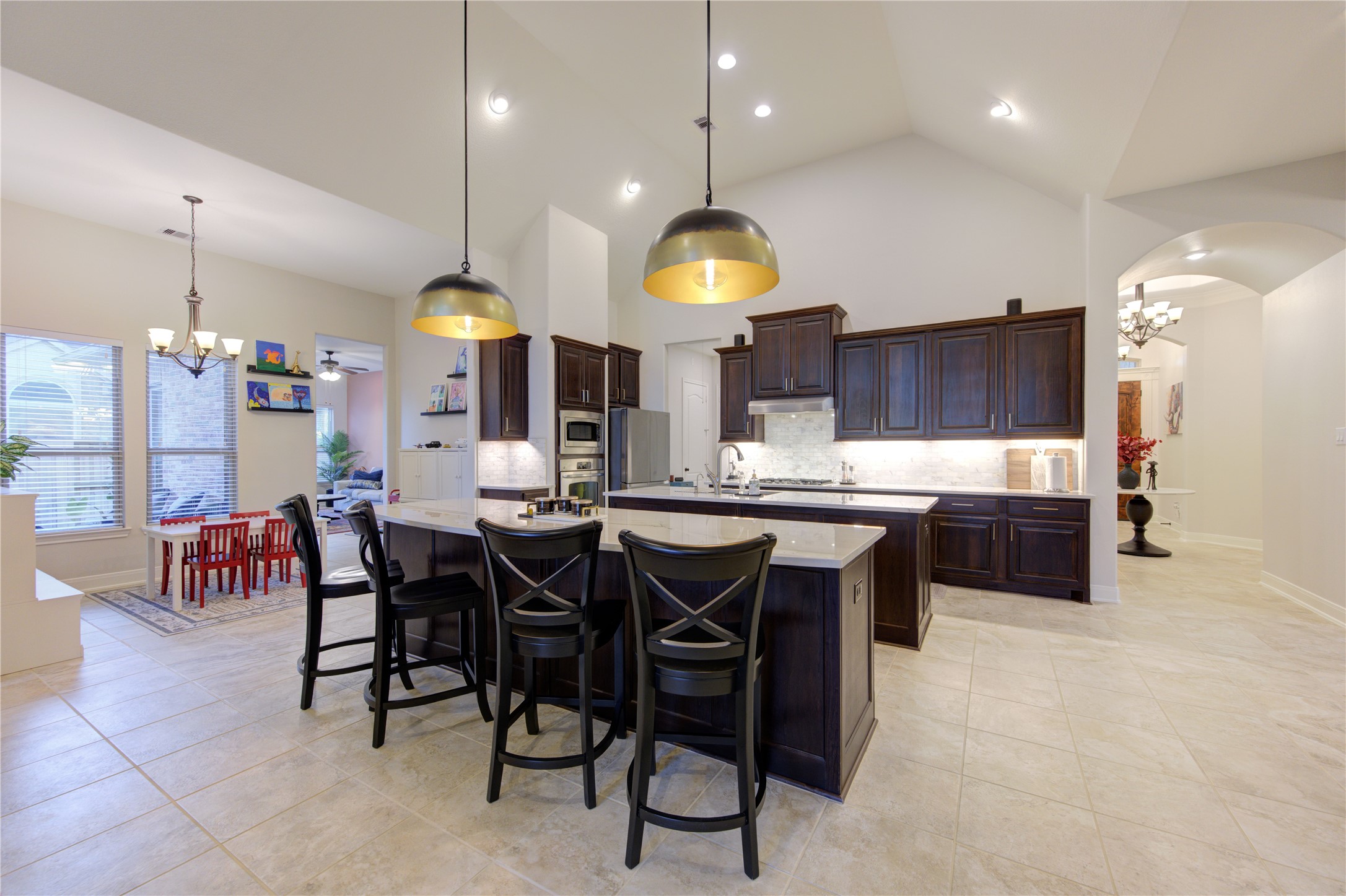 17431 Endel Way Richmond, TX 77407 - Photo 6 of 49 Open concept kitchen