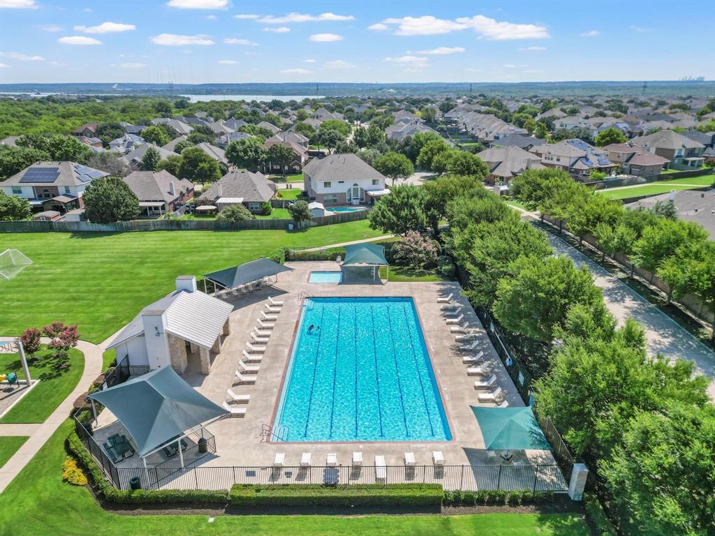 4902 Spring Lake Parkway Mansfield, TX 76063 - Photo 38 of 38 an aerial view of a house with big yard