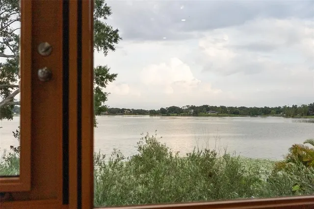 a view of a house with a window