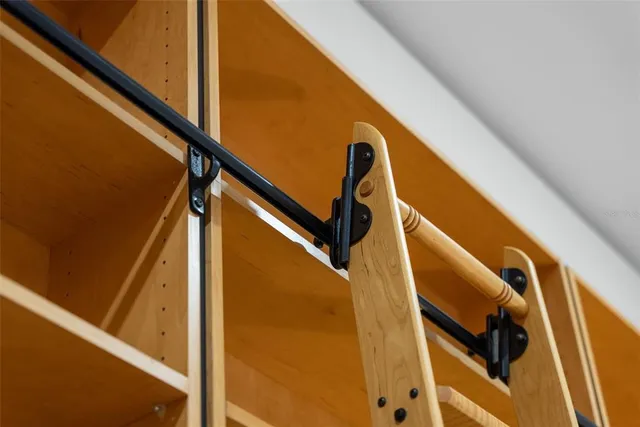 a view of a lake with a big yard