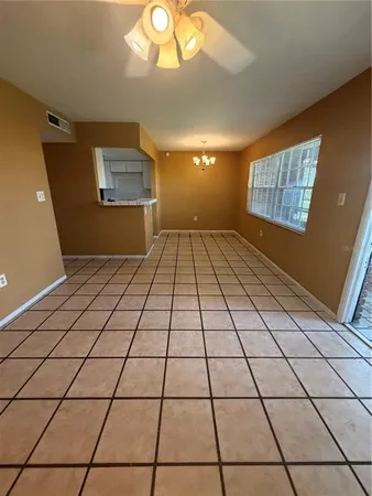 a view of empty room