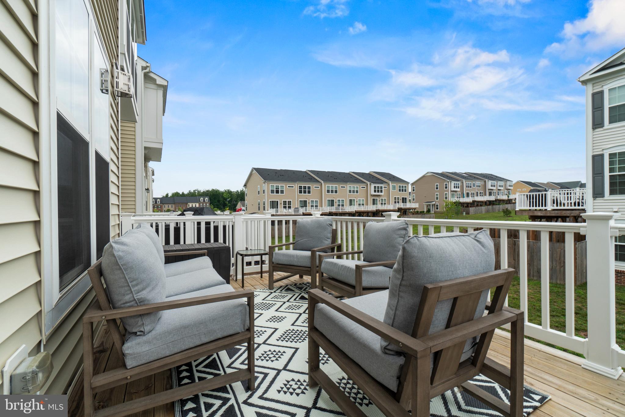 650 Aspen Road, Unit 109 Stafford, VA 22554 - Photo 14 of 53 Deck off living room overlooking fenced yard
