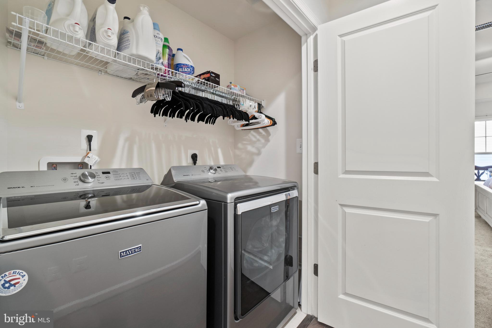 650 Aspen Road, Unit 109 Stafford, VA 22554 - Photo 22 of 53 Upper level laundry- washer and dryer convey