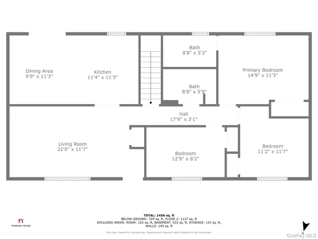 a picture of and a white wall