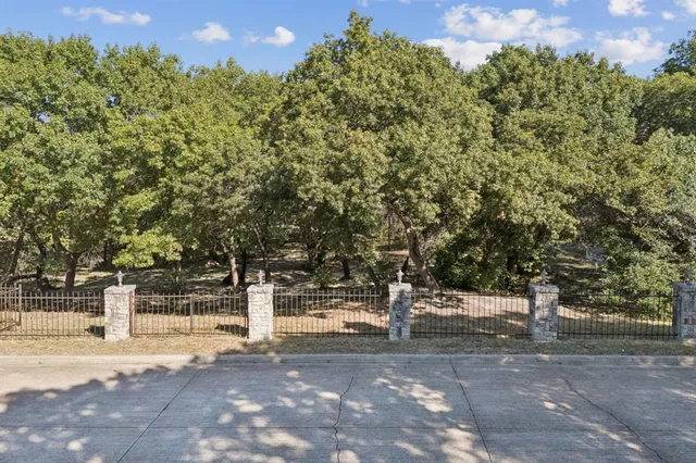 a view of street with trees