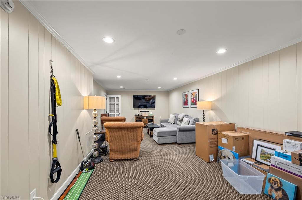 1000 Greenhurst Road Winston-Salem, NC 27104 - Photo 36 of 48 finished basement with half bath