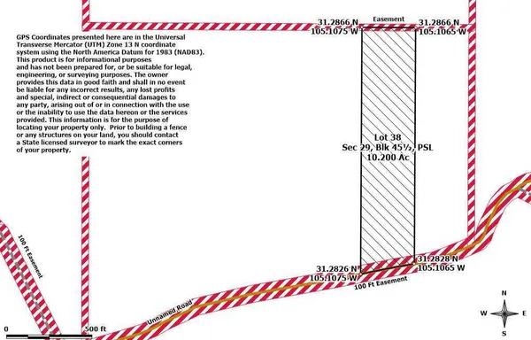 $5,800 | 29 Blk 45 1/2 Psl, Sierra Blanca, TX 79851