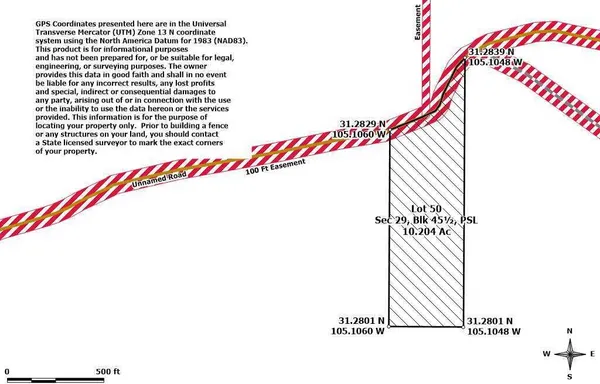 $5,800 | 29 Blk 45 1/2 Psl, Sierra Blanca, TX 79851