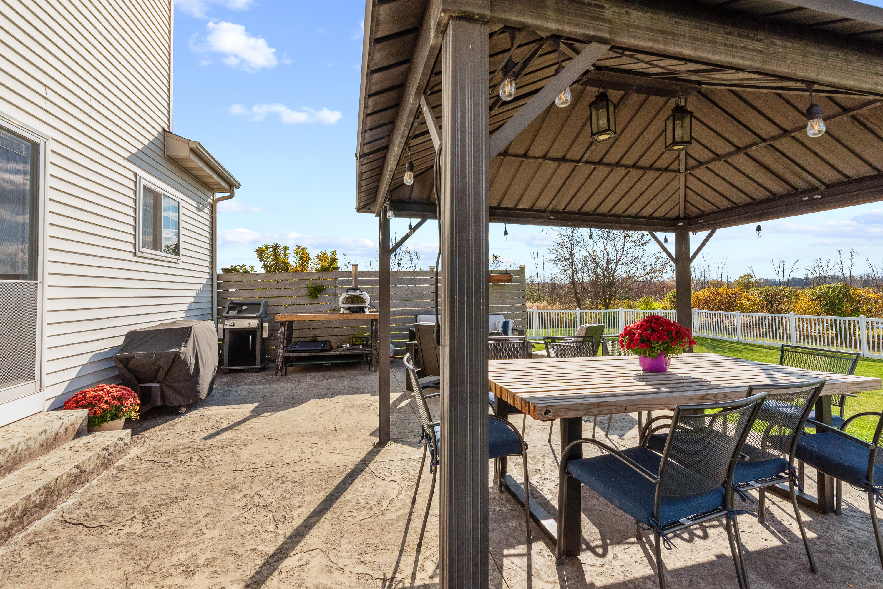 445 Michael Street Belgium, WI 53004 - Photo 41 of 55 Pergola & Patio