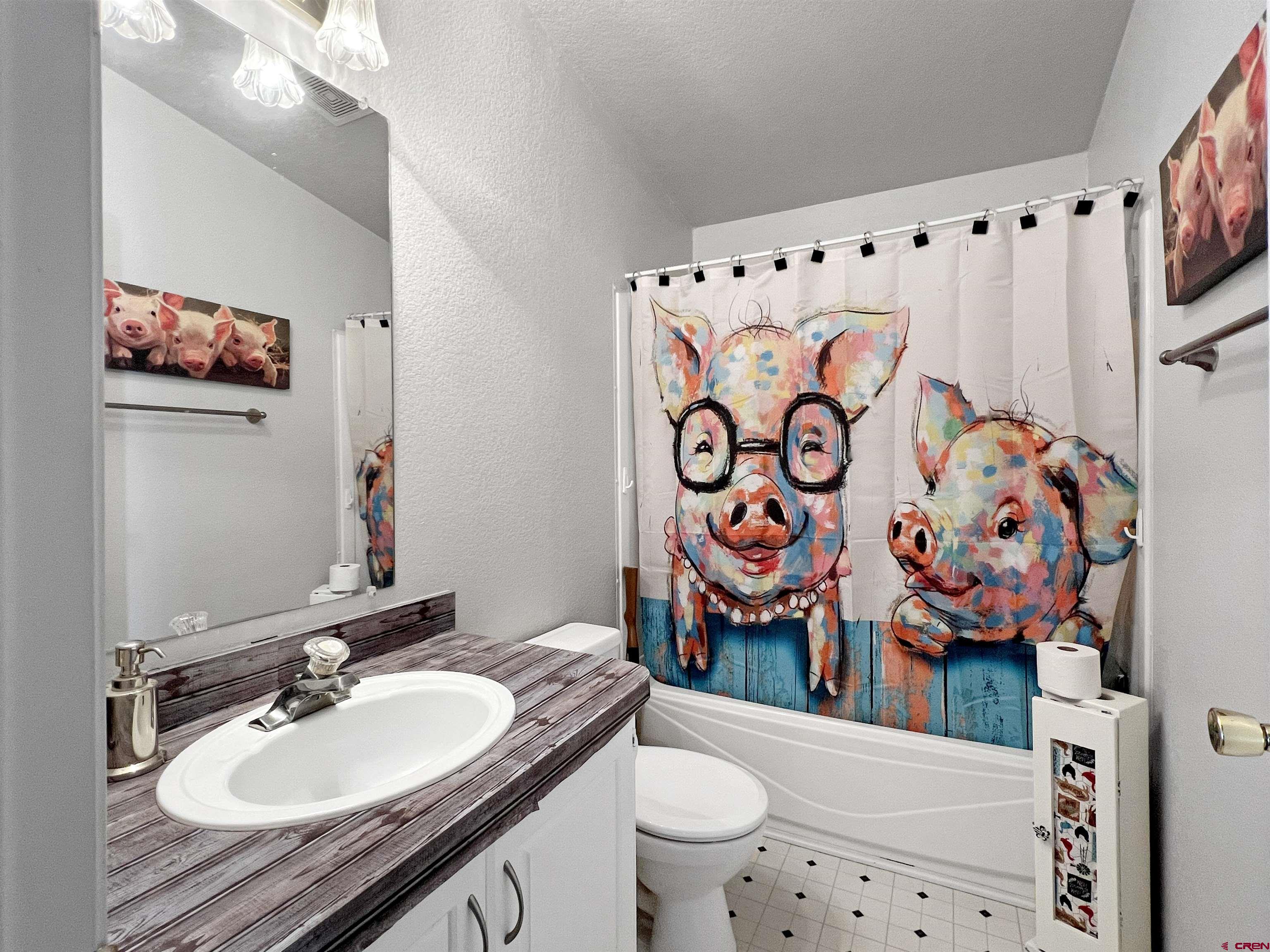 635 Fox Court Delta, CO 81416 - Photo 12 of 22 a bathroom with a sink mirror vanity and toilet