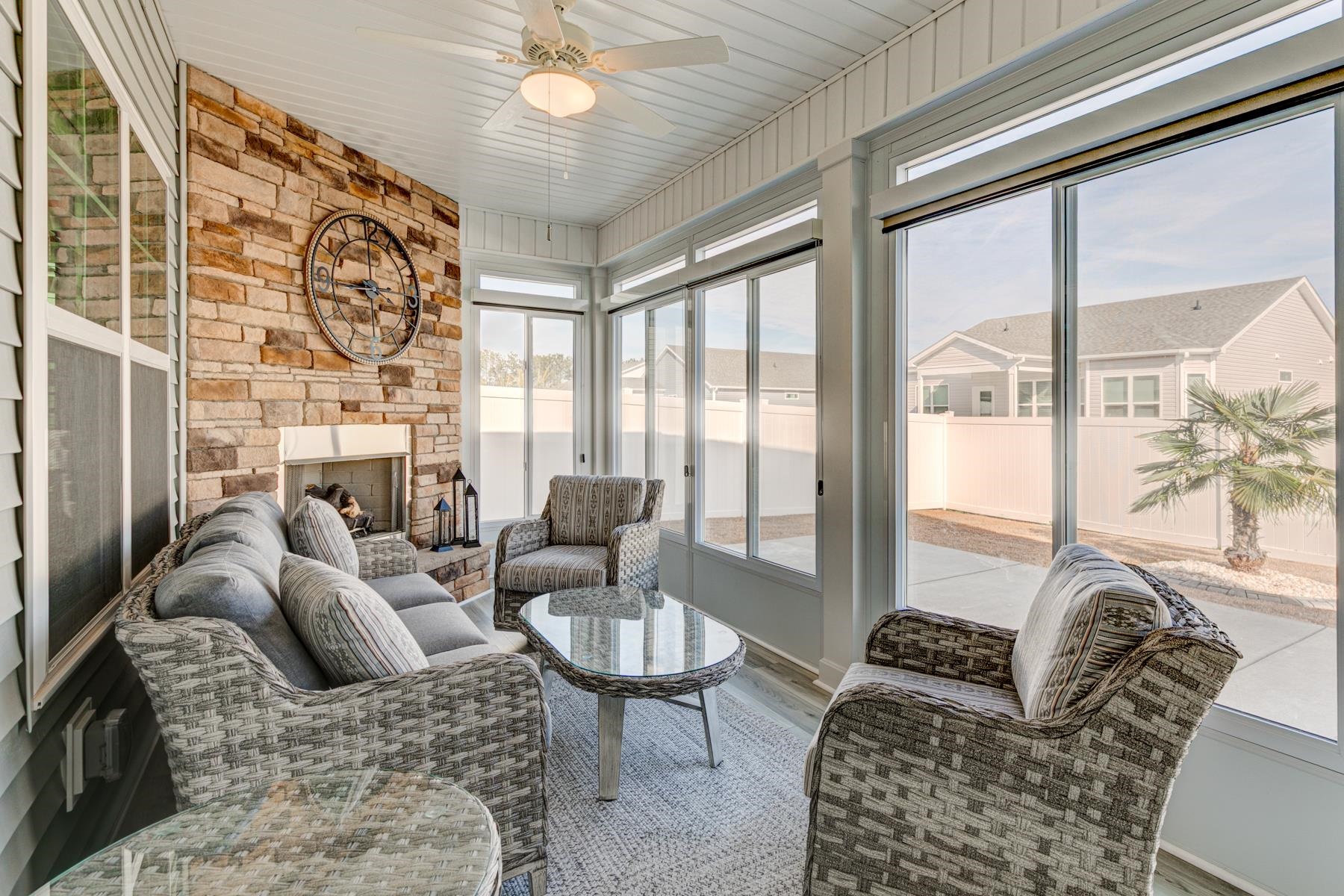 417 Heathside Street Murrells Inlet, SC 29576 - Photo 34 of 40 Sunroom / solarium featuring wood finished floors