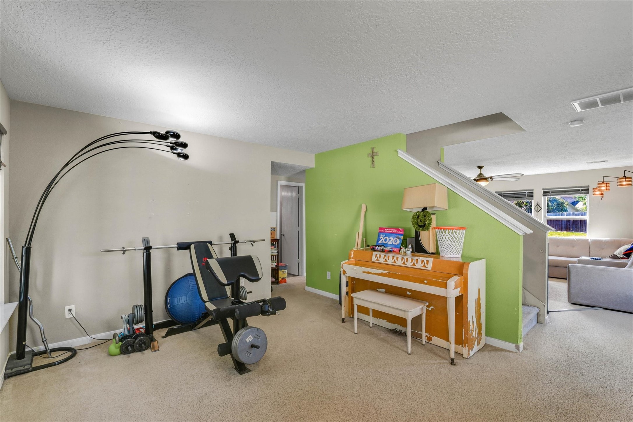 3003 Legends York Drive Spring, TX 77386 - Photo 4 of 29 a bedroom with furniture and gym equipment
