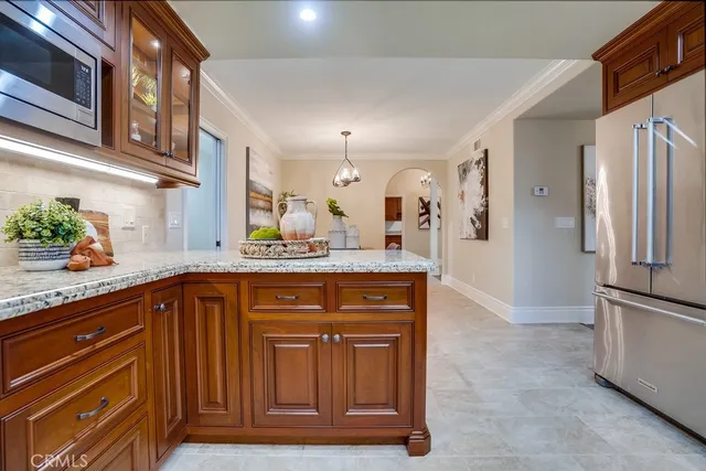 a outdoor space with patio furniture