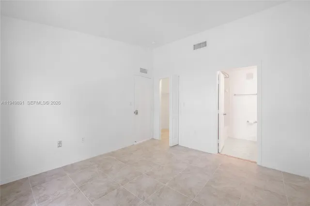 a view of an empty room