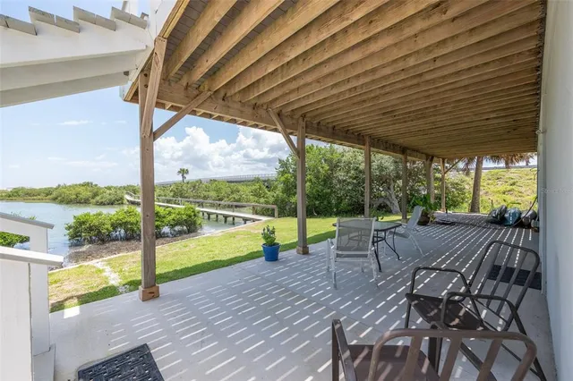 a view of a backyard with a garden