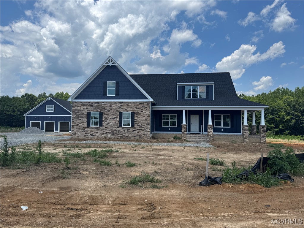 14280 Tower Road Beaverdam, VA 23015 - Photo 1 of 7 a front view of a house with garden