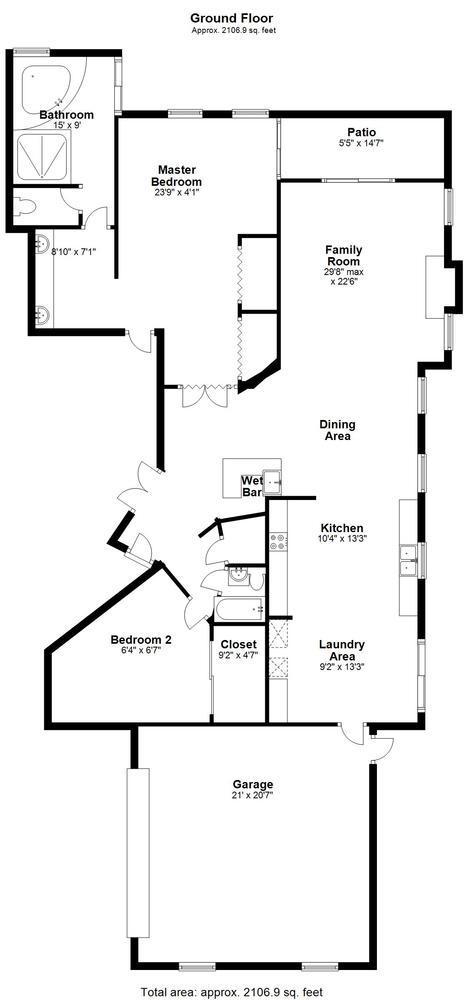 17640 Candlewood Terrace Boca Raton, FL 33487 - Photo 34 of 34 Floorplan