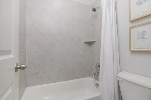 a bathroom with a tub