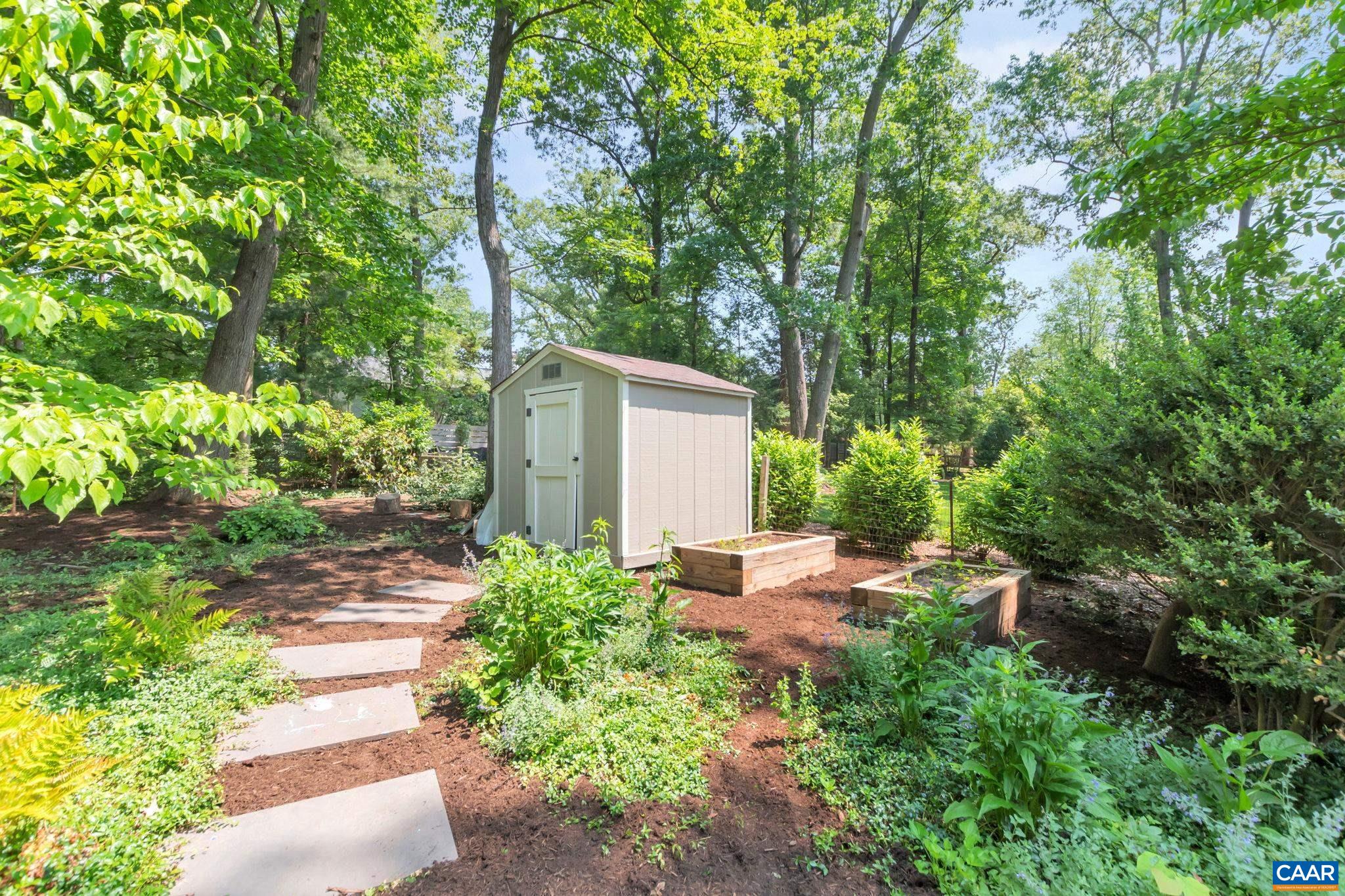 1445 Grove Road Charlottesville, VA 22901 - Photo 50 of 61 a backyard of a house with lots of green space