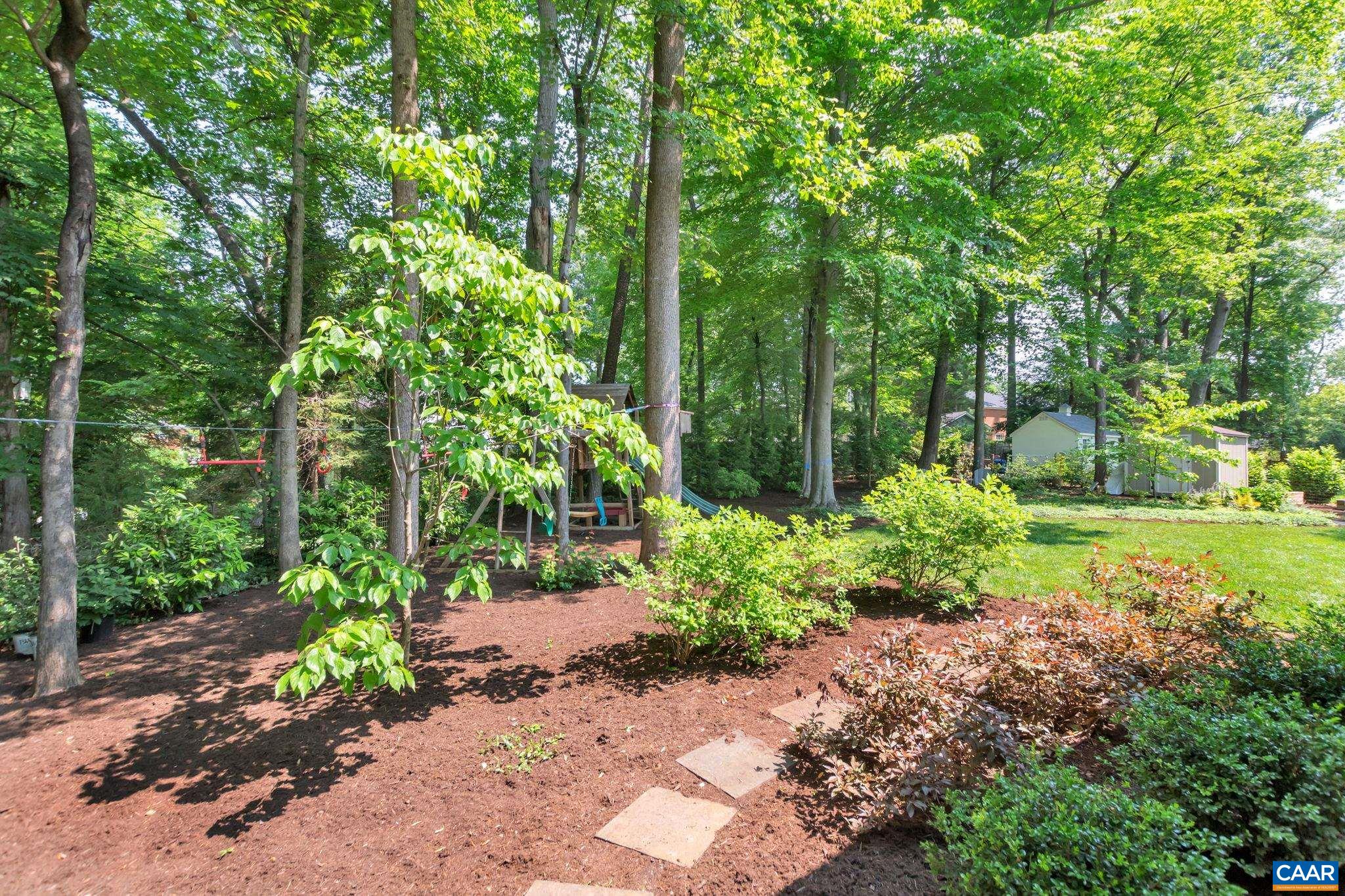 1445 Grove Road Charlottesville, VA 22901 - Photo 52 of 61 a backyard of a house with lots of green space