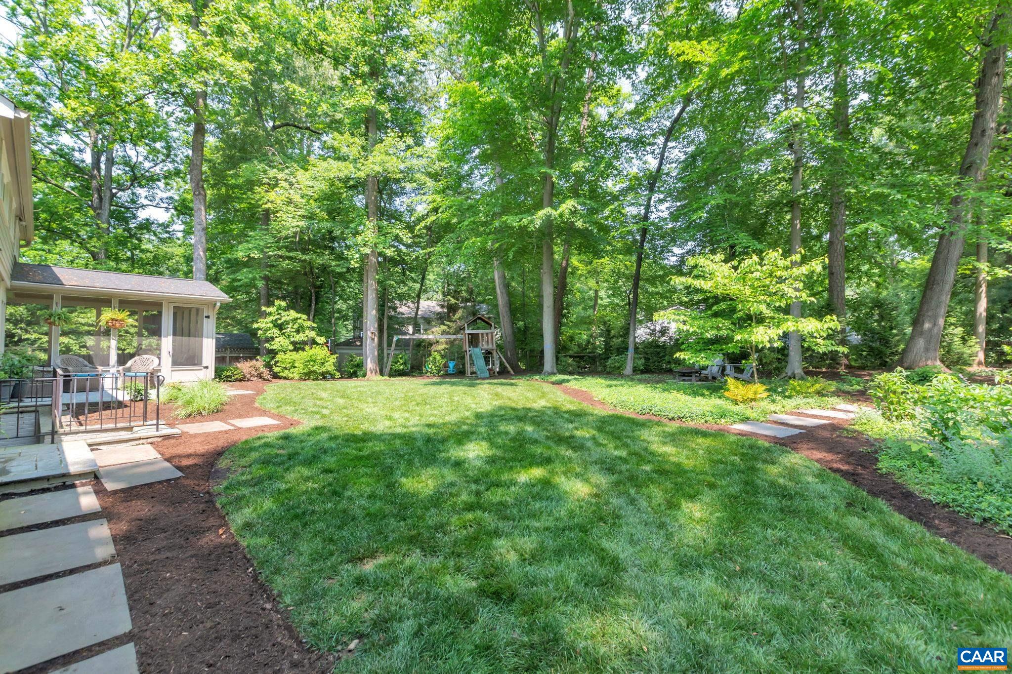 1445 Grove Road Charlottesville, VA 22901 - Photo 56 of 61 a view of a house with backyard and sitting area