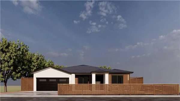 a front view of a house with yard