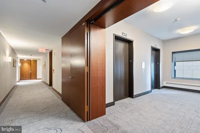 a front view of a building