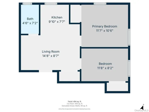 $2,500 | 1550 Montauk Highway, Unit 1B, Mastic, NY 11950