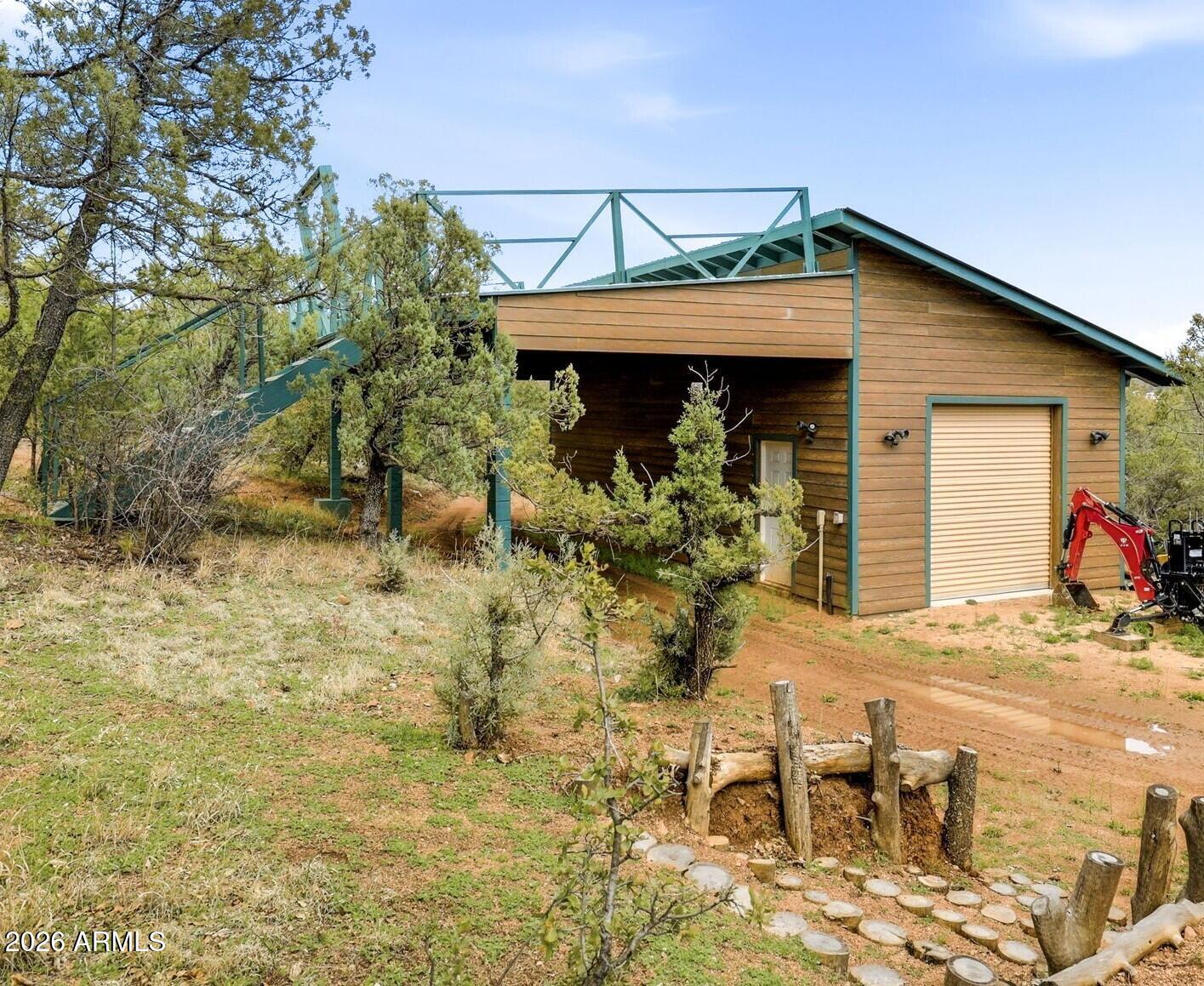 84 Mail Trail Road Young, AZ 85554 - Photo 30 of 57 Det Garage Ext fr SW