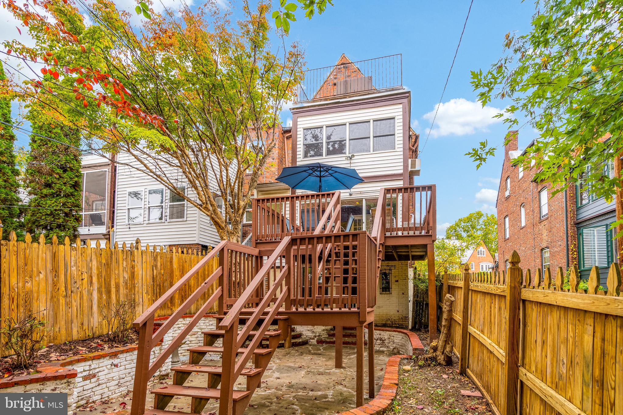 4412 Volta Place Northwest Washington, DC 20007 - Photo 22 of 27 Rear exterior