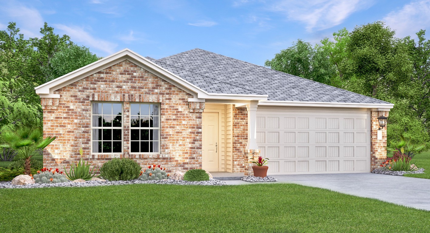 1121 Nesting Bird Drive Georgetown, TX 78628 - Photo 1 of 10 front view of a house with a yard