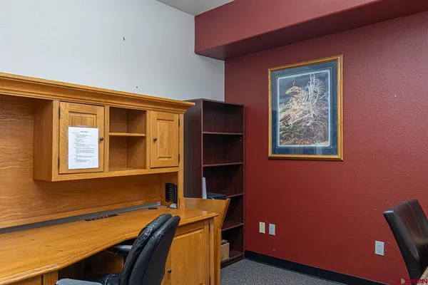 a room with furniture and window