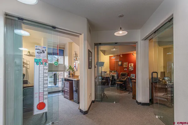 a view of a livingroom with couch and furniture