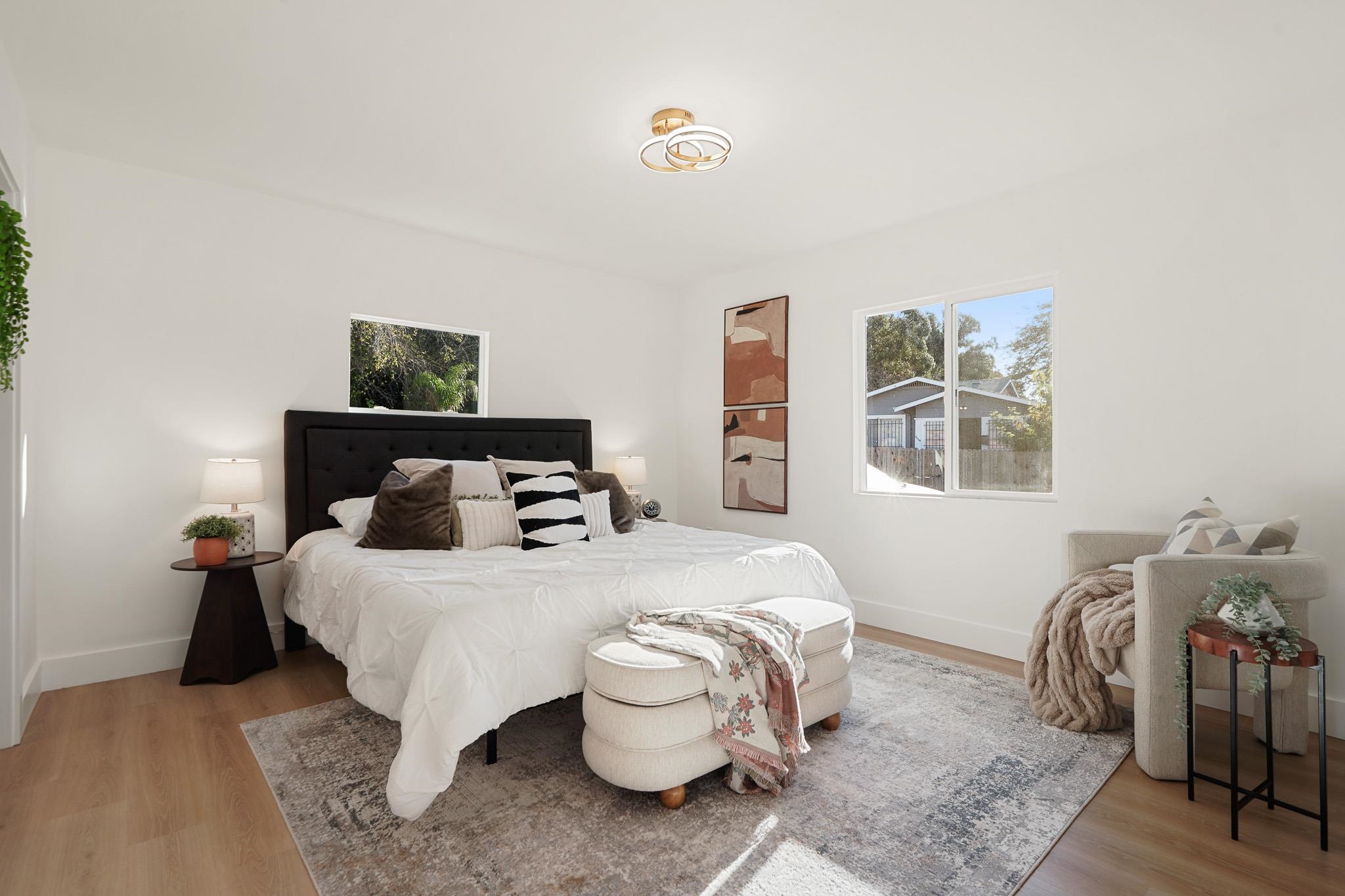 2151 Santa Rita Street Oakland, CA 94601 - Photo 16 of 46 Bedroom with light wood-type flooring
